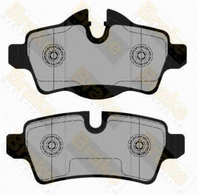 BRAKE ENGINEERING pa1845 -  Комплект тормозных колодок, дисковый тормоз